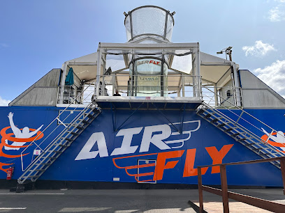 Vue d'une structure d'airfly pour simulateur de vol